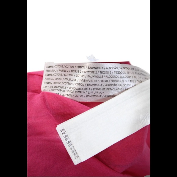 TWIN-SET Red Floral Print Cold-Shoulder Long Sleeve Off Shoulder Mini Dress 12 - Picture 11 of 13